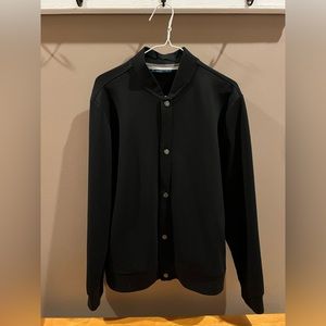 Perry Ellis Button Down Bomber Jacket/Sweater